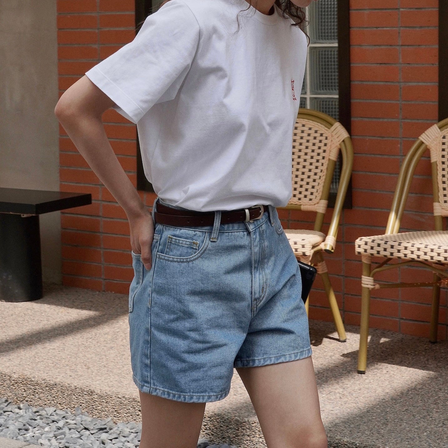 Short denim