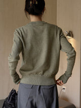 bottom cut design knit