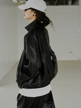 vegan leather jacket