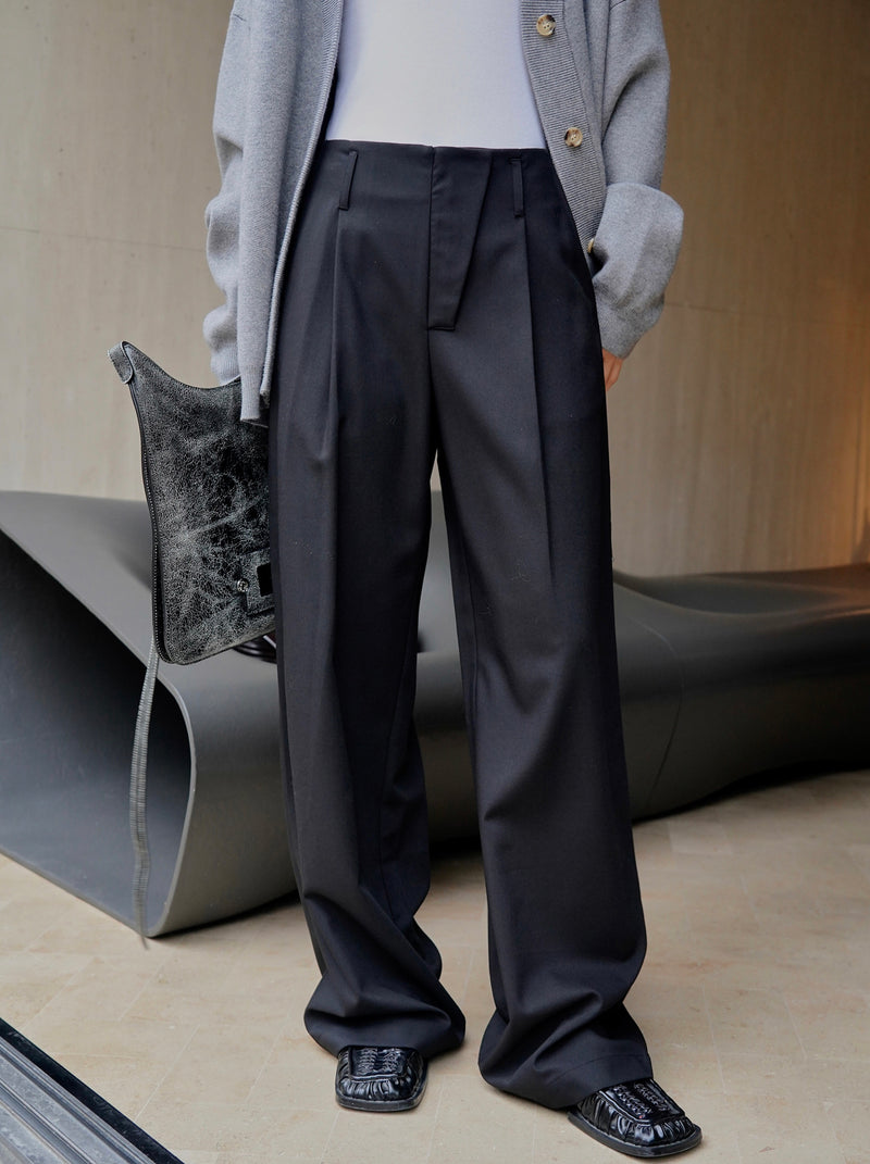 SOFT WIDE-LEG TROUSERS