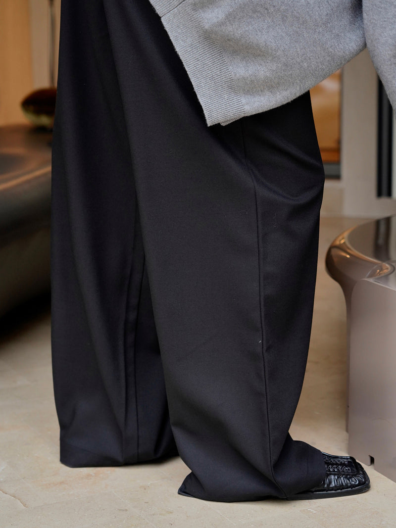 SOFT WIDE-LEG TROUSERS