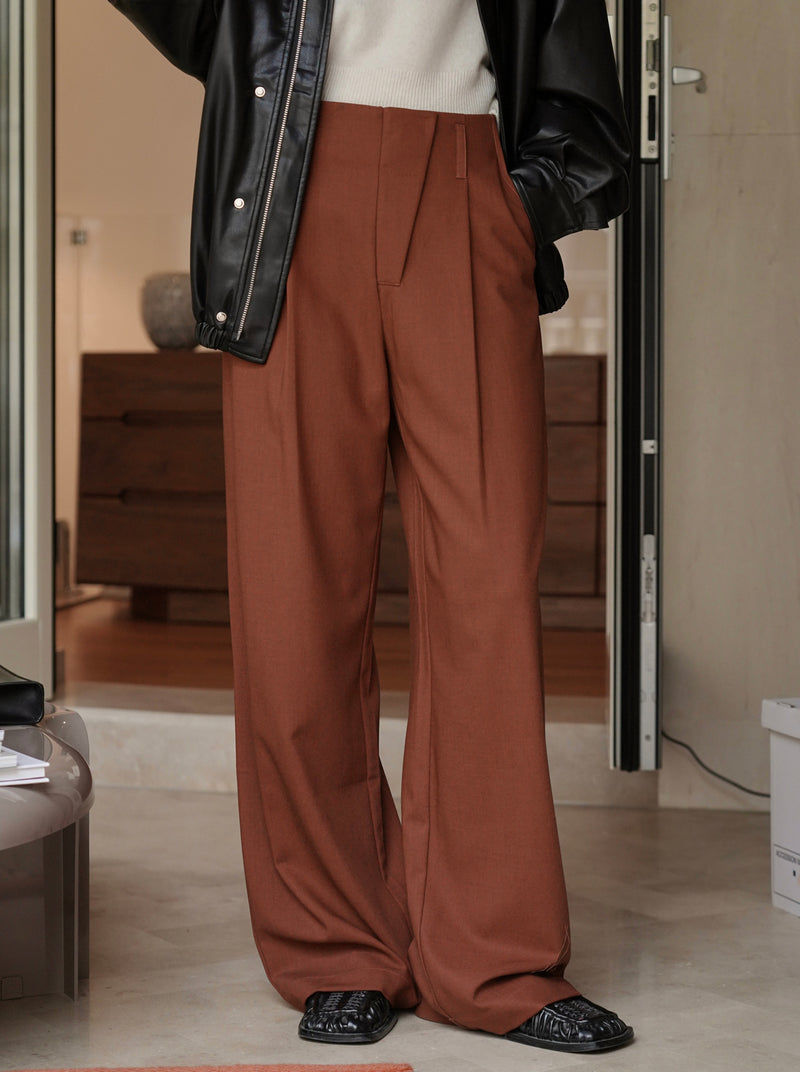 SOFT WIDE-LEG TROUSERS