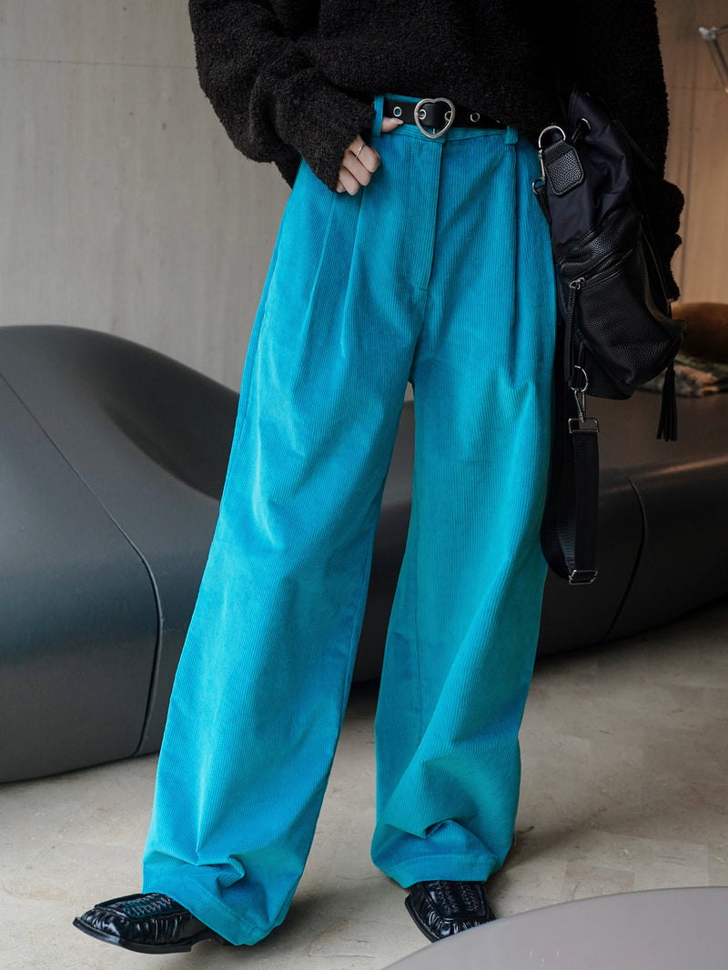 RELAXED CORDUROY TROUSERS