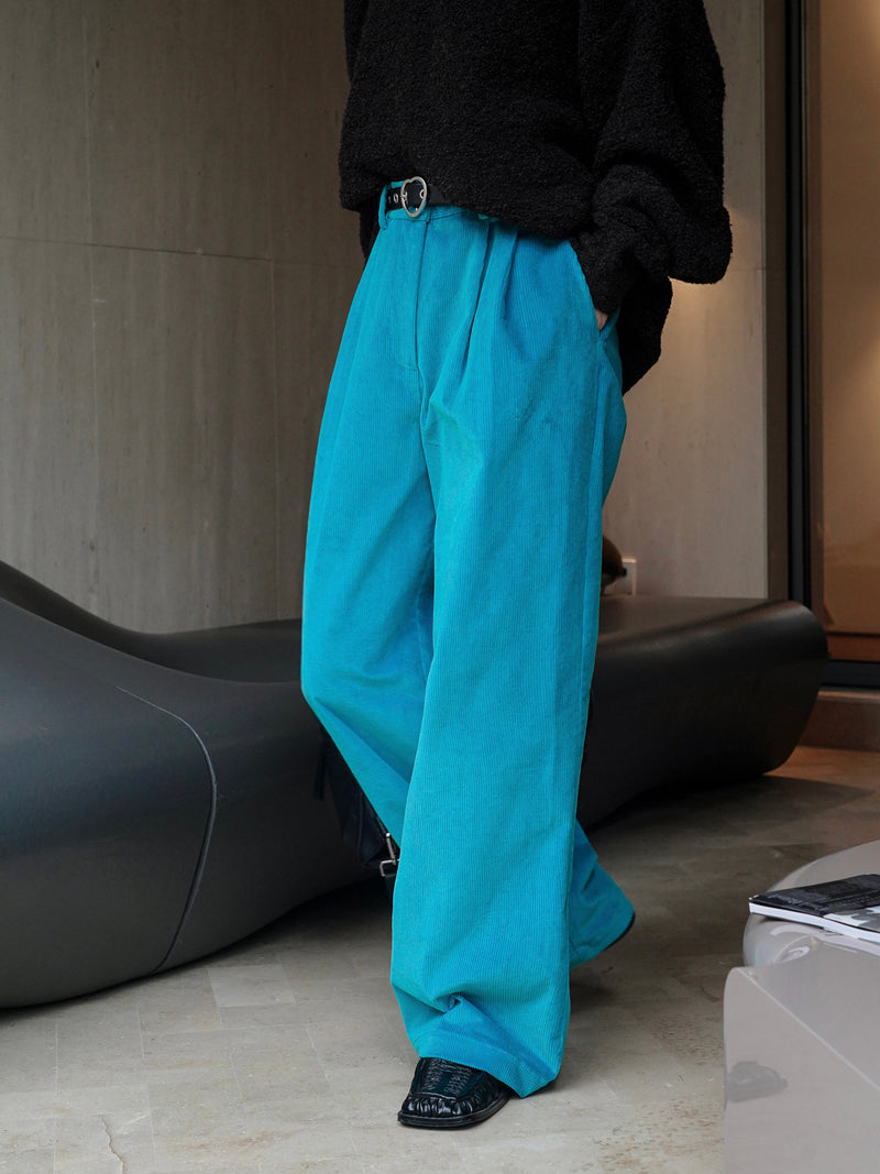 RELAXED CORDUROY TROUSERS