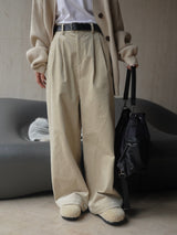 RELAXED CORDUROY TROUSERS