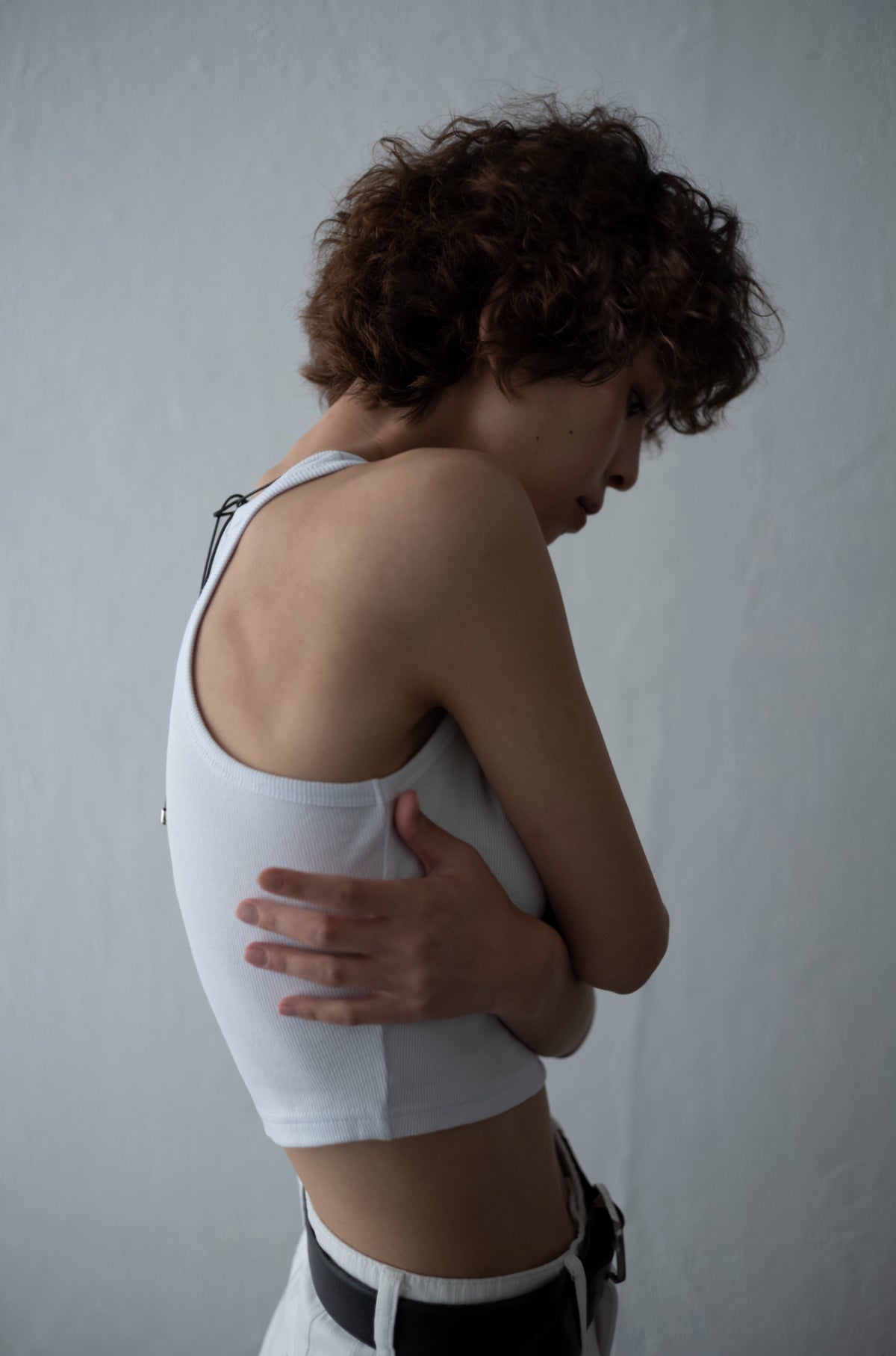 rib cropped tank