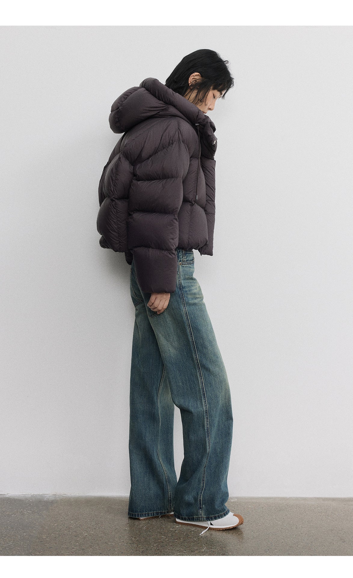 cropped down jacket