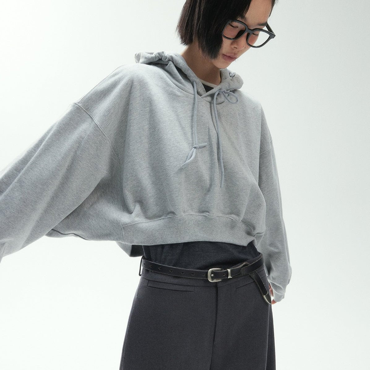 Heavy weight cropped sweatshirt