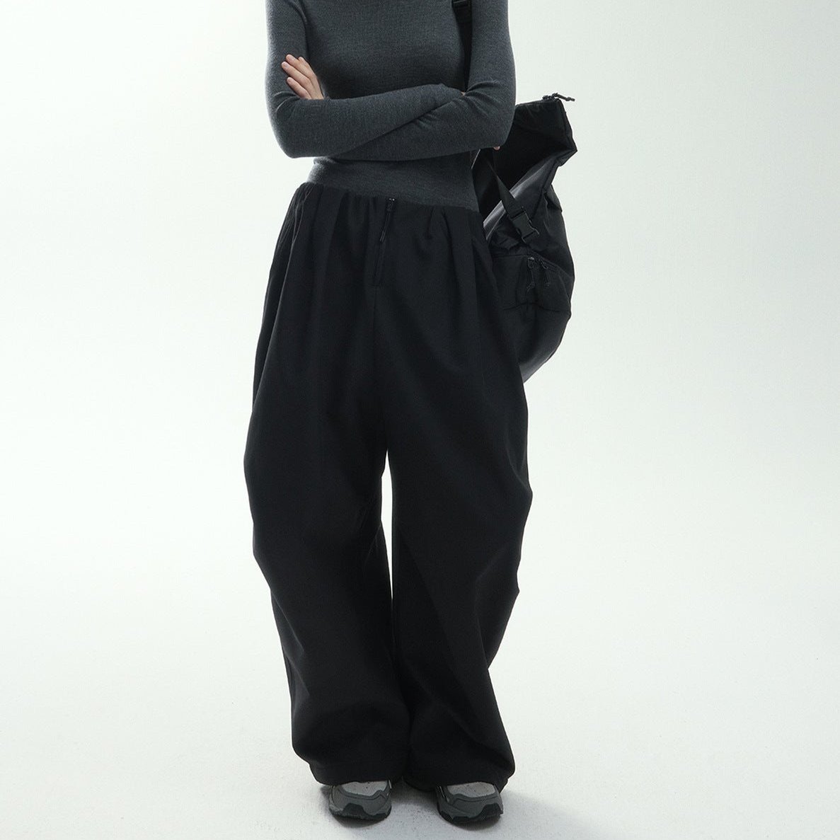 Super wide tech trousers