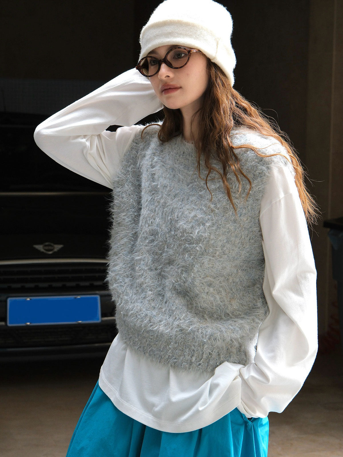 Fur vest