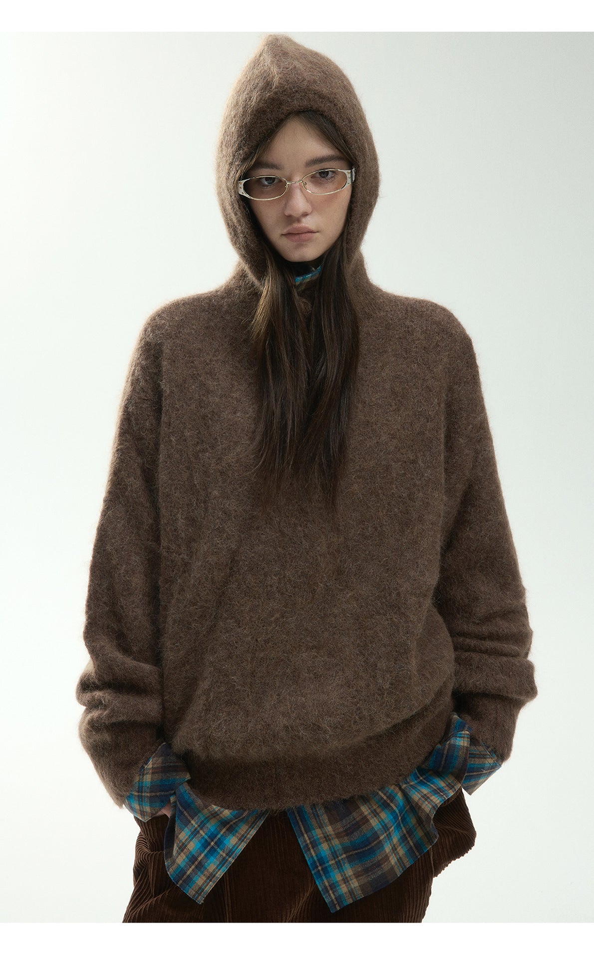 hoody alpaca blend sweater
