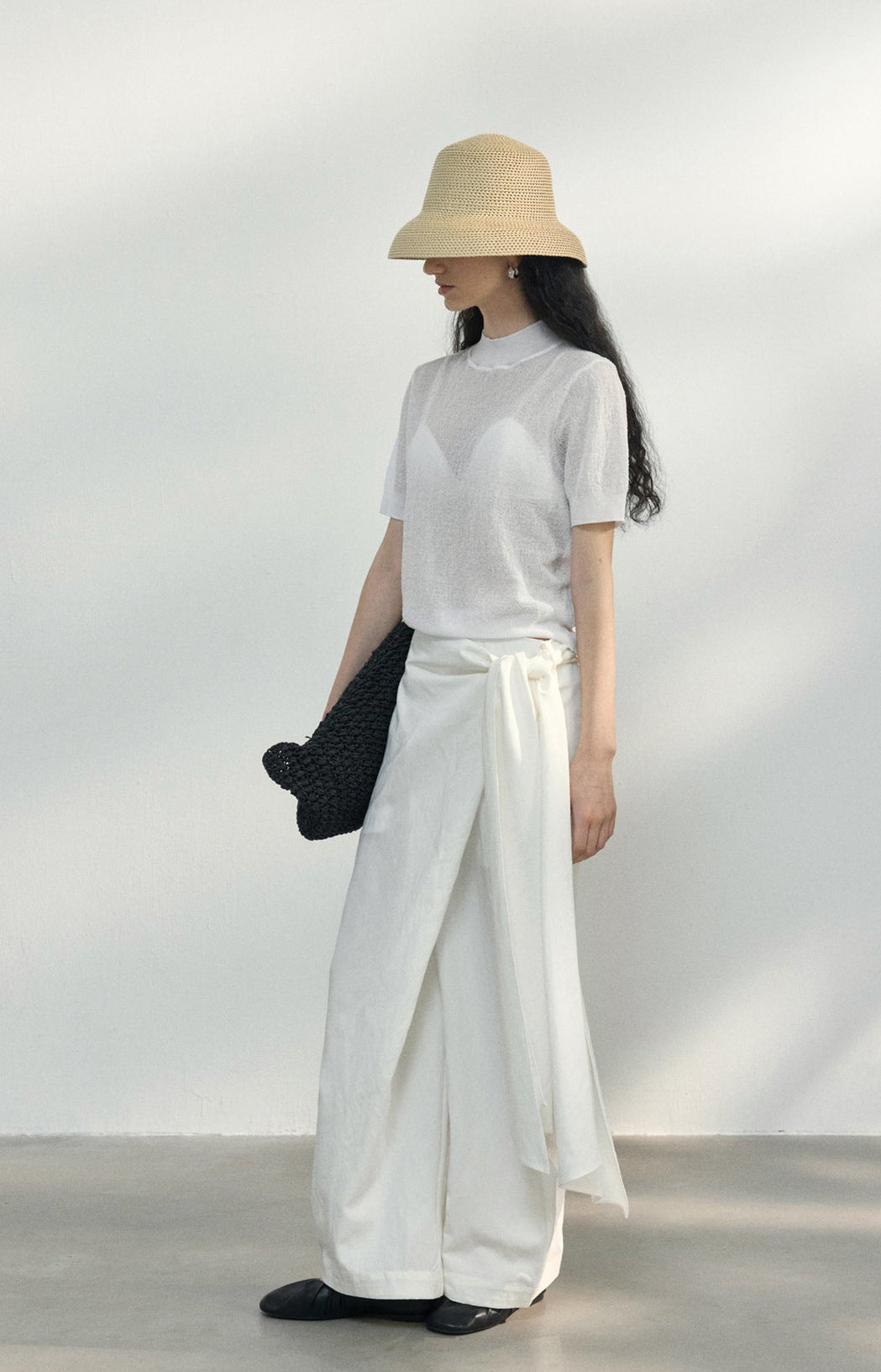 Drape Wrap Trousers