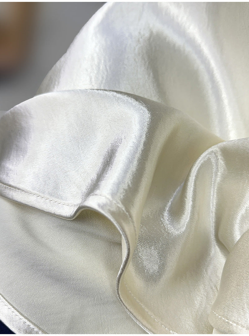 NEW｜Glossy Flow Satin Skirt
