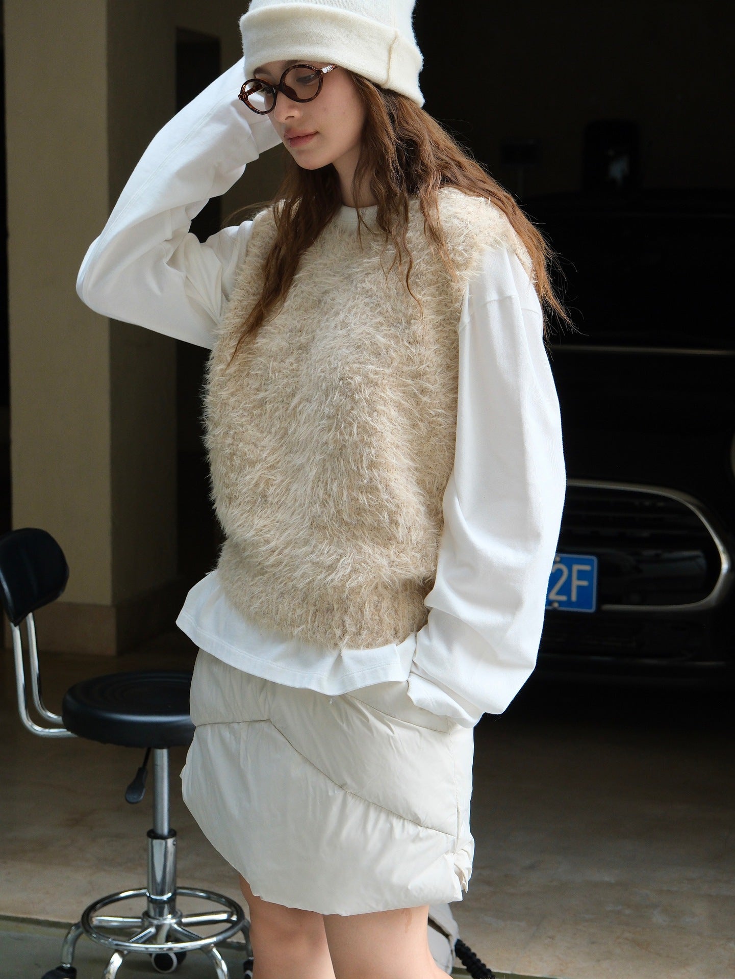 Fur vest
