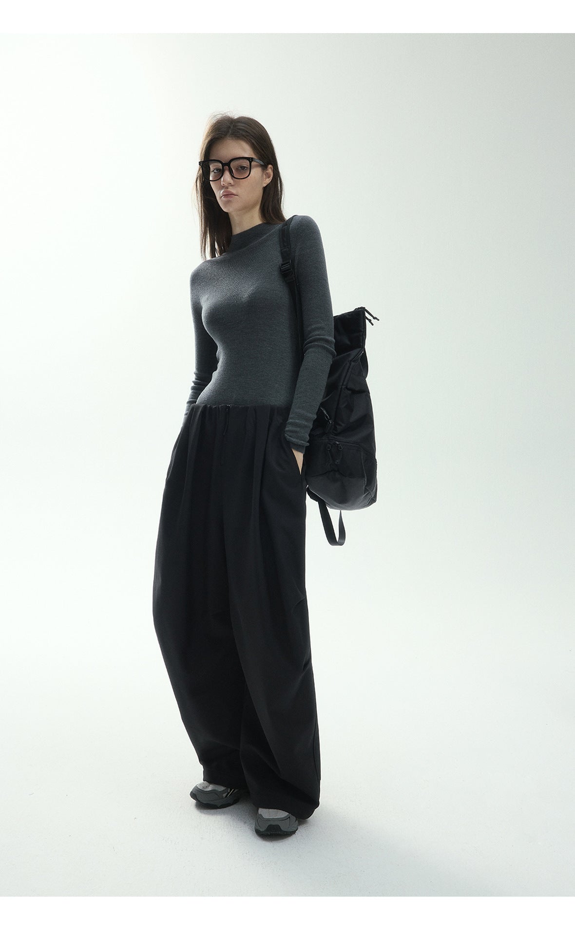 Super wide tech trousers