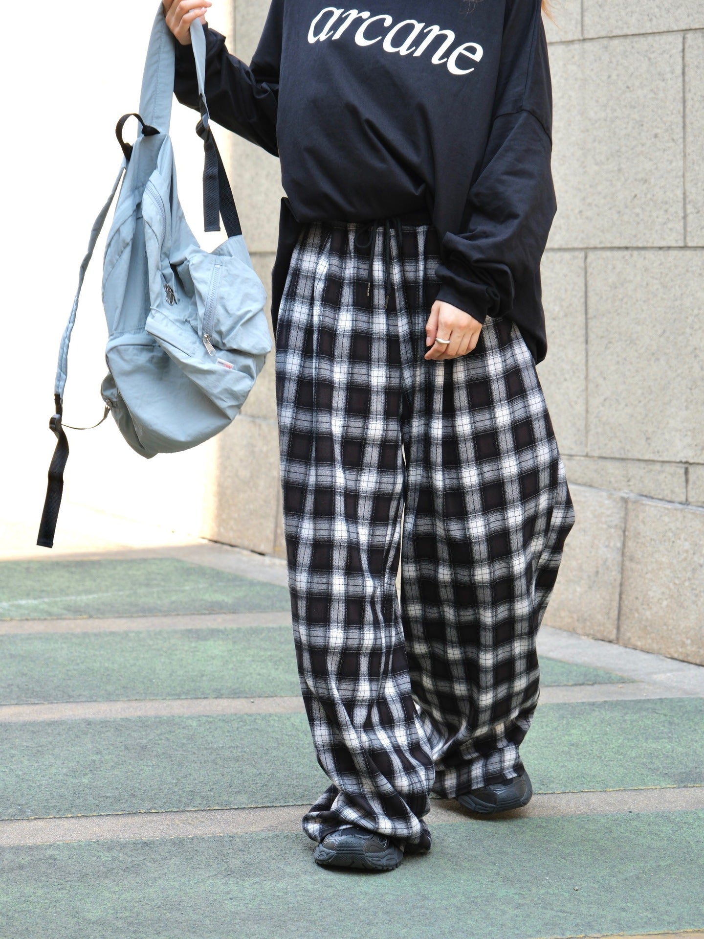Check pants