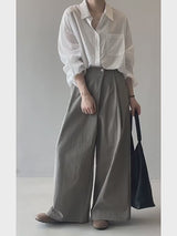 Asymmetry trousers