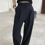 High waist wide leg pants