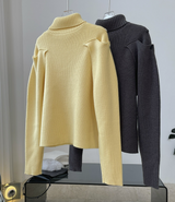 Big silhouette high neck sweater