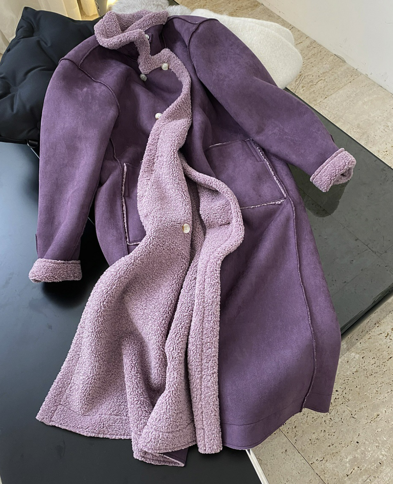 Vegan mouton coat