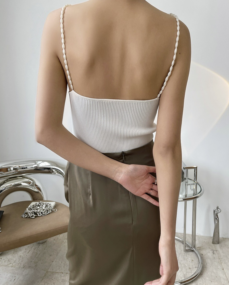 Pearl chain camisole