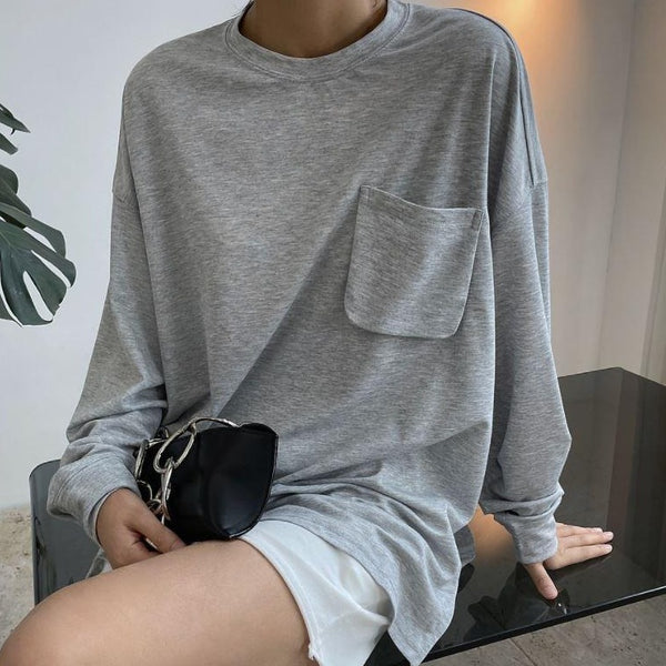 Pocket long Tshirts