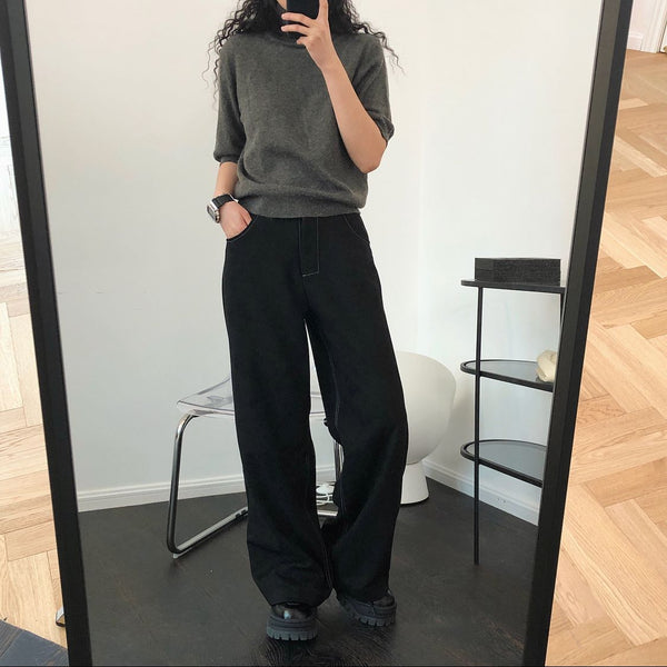 vegan suede pants