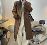 Notched Collar Wool blended Coat