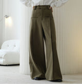 Wide A-line trousers