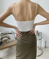 Pearl chain camisole