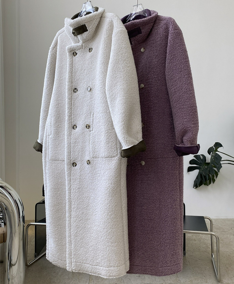 Vegan mouton coat