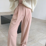 High waist wide leg pants