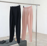 High waist wide leg pants