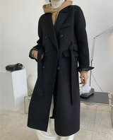 Virgin wool 100% tailored coat