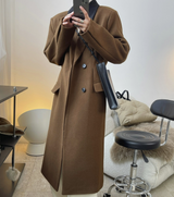 Notched Collar Wool blended Coat