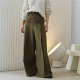 Wide A-line trousers