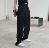 High waist wide leg pants