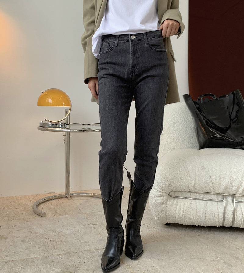 Slim black jeans