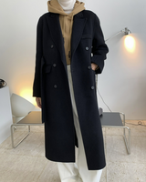 Virgin wool 100% tailored coat