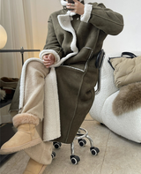 Vegan mouton coat