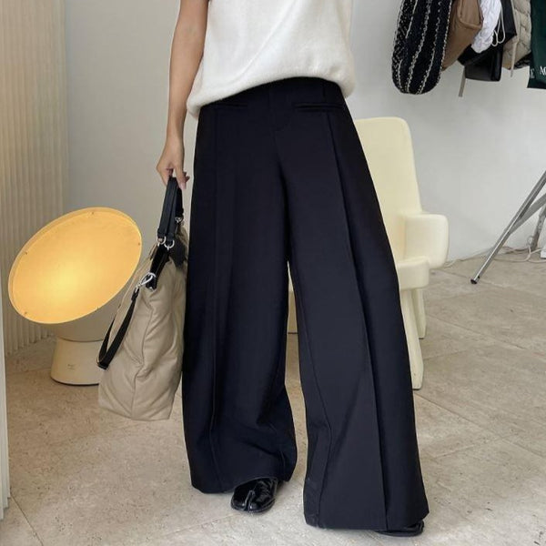 Wide A-line trousers