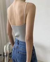 Pearl chain camisole