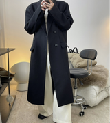 Notched Collar Wool blended Coat