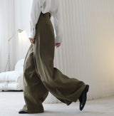 Wide A-line trousers