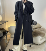 Notched Collar Wool blended Coat