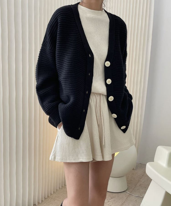 Rum wool cardigan