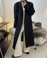 Notched Collar Wool blended Coat