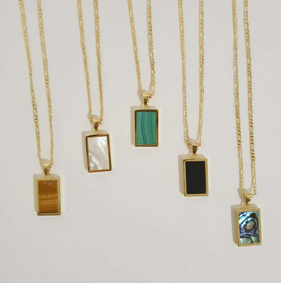 Stone necklace