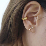 Gold ear clip