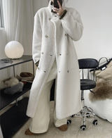 Vegan mouton coat